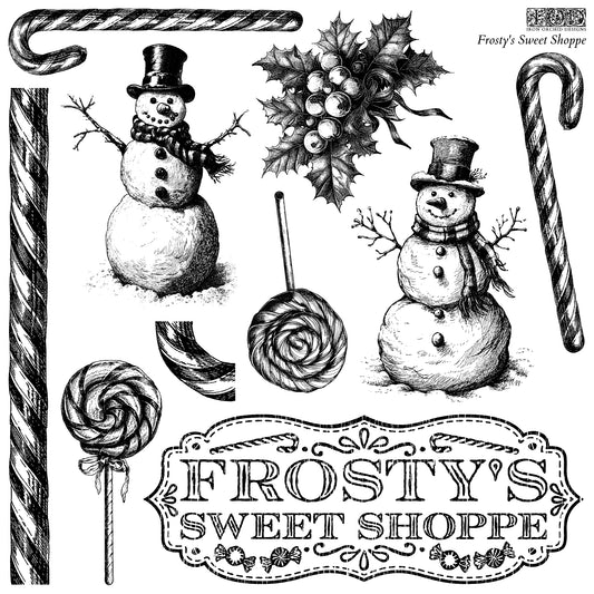 Frosty's Sweet Shoppe IOD Stamp Set