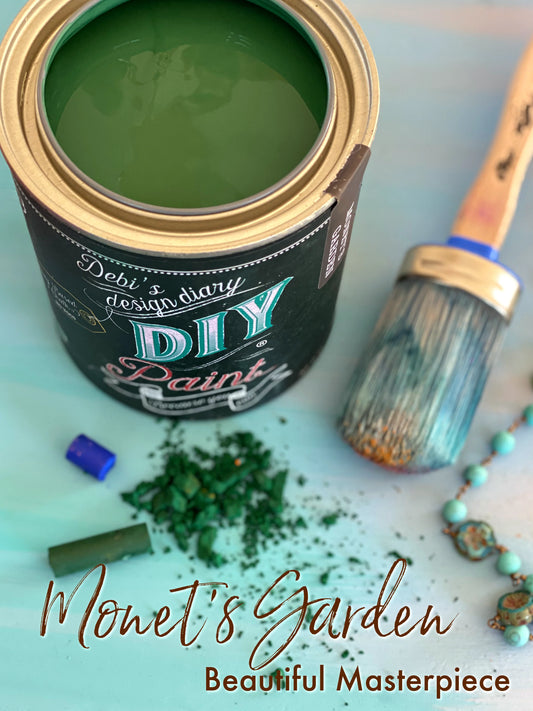 Monet's Garden (Deep Green)-DIY Clay Based Paint